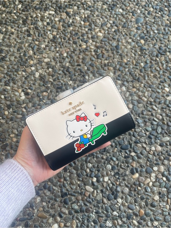 kate spade Handbags - kate spade x Hello Kitty Cream & Black Wallet